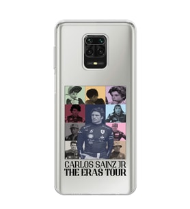 Xiaomi Redmi Note 9S - Redmi Note 9 PRO Uyumlu Carlos Sainz Tasarımlı Şeffaf Telefon Kılıfı