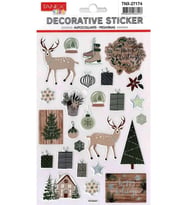 Tanex Dekoratif Sticker Yılbaşı Temaları