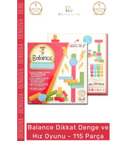#Oyuncak Eğitici Zeka Geliştirici 115 Parça Taş 63 Kart Zil İçeren Balance Dikkat Denge Hız Oyunu