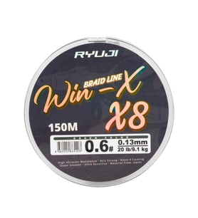 İp Örgü Misina - 8 Kat - Ryuji Winx X8 - 150mt - Yeşil - 0.13mm