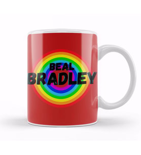 Bradley Beal   Basketball gifts Vintage Retro Rainbow Quotes For BOYS AND Dad Kupa Bardak Porselen