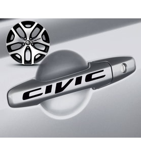 Cıvıc Kapı Kolu Sticker 10Adet