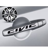Cıvıc Kapı Kolu Sticker 10Adet