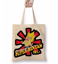 Super Süper Minion Minyan Bez Çanta Uzun Saplı