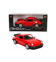 Rmz City 1:32 Alman Klasikleri Serisi Die Cast Çek Bırak Model Araba - Kırmızı Porsche 911 Turb
