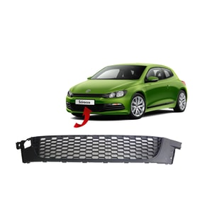Vw Scirocco Ön Tampon Orta Izgara 2009-2014 1K8853677