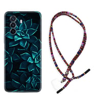 Huawei Nova Y70 Y90 Nova 9 SE  Kılıf Boyun Asklı Rasta Silikon Mistik Çiçekler 1650
