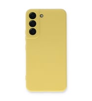 Samsung Galaxy S23 Kılıf Nano İçi Kadife Silikon - Sarı