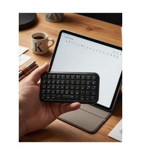 Cepte Taşınabilen Bluetooth Mini Klavye Kablosuz Konfor