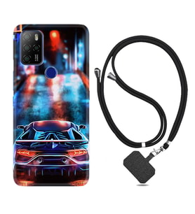 Omix X300 X500 X400 X600 X700 Kılıf Boyun Askılı Silikon Neon Cars 1724