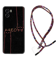 Vivo Y15S Y32 Y33S Y51 Y53S Kılıf Boyun Asklı Rasta Silikon Meow 1657