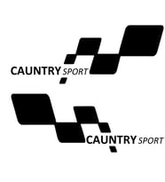 CAUNTRY sport Etiket Yapıştırma 30cmx11cm MMD175