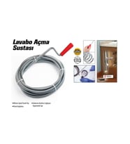 Lavabo Ve Gider Boruları Açacağı - Lavabo Açma Sustası - 8Metre (5343)