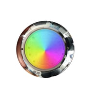Slim Fit Sıva Üstü Havuz Sualtı Aydınlatma Lambası RGB 4 Kablolu (Krom)