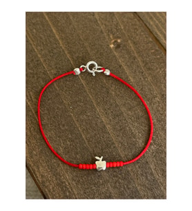 925 Ayar Gümüş Özel Tasarım Bereket Şans Narı Gümüş Bileklik 15 cm + 5 cm zincir