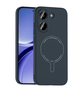 Lexroo Xiaomi Poco X8 Pro Kılıf M-Safe Şarj Özellikli Kamera Korumalı Elio Sert PC Kılıf - Lacivert