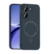 Lexroo Xiaomi Poco X8 Pro Kılıf M-Safe Şarj Özellikli Kamera Korumalı Elio Sert PC Kılıf - Lacivert