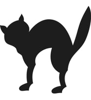 KEDİ FOLYO STİCKER 90 cm uzunluk
