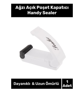 Premium Seri Pilli Yiyecekleri Taze Tutan Pratik Ağzı Açık Poşet Kapatıcı Handy Sealer