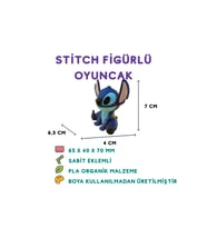 Stitch Figür - 3D Karakter ve Film Temalı Oyuncak