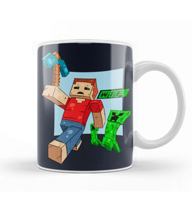 Minecraft WTF Kupa Bardak Porselen