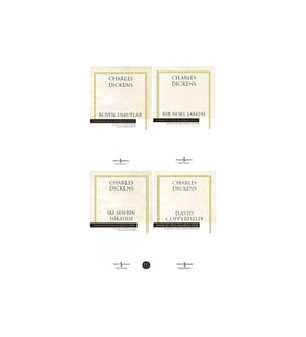 Charles Dickens 4 Kitap Set / Büyük Umutlar-bir Noel Şarkısı-ıki Şehrin Hikayesi - David Copperfield