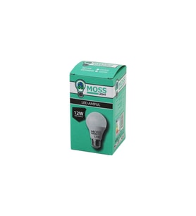MOSS LIGHT  12W   BEYAZ  LED AMPUL  E27   960Lm   6500K GO-53-vice 05395