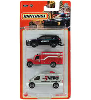 Matchbox 3 'lü Araba Seti
