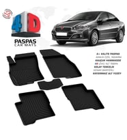 Fiat Linea 4D Araca Özel Havuzlu Kauçuk Paspas 2007-2018