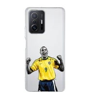 Xiaomi Mi 11T - 11T Pro Uyumlu Ronaldo Nazario Futbol Tasarımlı Şeffaf Telefon Kılıfı