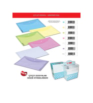 Abka Çıtçıtlı Dosya Şeffaf (1 Paket 12 Adet)