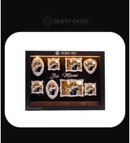 İsotronic Kişiye Özel Fotoğraf Çerçevesi – Biz Müzesi Siyah Amber Led