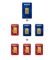 Nadir Gold 24 Ayar 19 Gram Altın (1 Ad 10 Gram Altın + 2 Ad 2,5 Gram Altın + 4 Ad 1 Gram Altın )