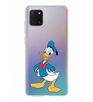 Samsung Galaxy A81  Kapak Donald Duck Tasarımlı Şeffaf Silikon Kılıf