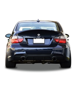 Bmw 3 Serisi E90  (2006-2012) Uyumlu  M Performance Arka  Difüzör (Plastik)