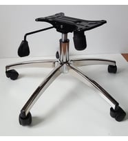 Oyun Koltuğu Yıldız Ayağı Çap 70 cm Tek Kollu Mekanizma Krom Pistonlşu