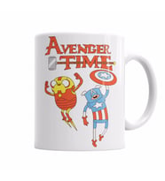 Adventure Time Captain America Iron Man Jake   Finn Princess Bubblegum Marceline Kupa Bardak Porselen