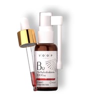 VOOP Vitamin B12 Methylcobalamin 1000 mg Sprey-Damla 10 ml