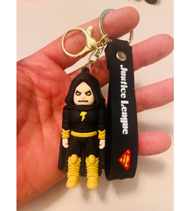 Black Adam 3D Silikon Figürlü Anahtarlık Karakter Çanta & Araba Süsü