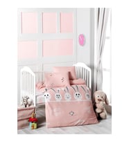 Recos Tavşan Desenli Bebek Nevresim Takımı RCS.TVSN.0001