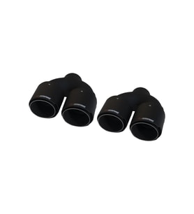 -universal- Egzoz Ucu Universal &Ccedil;iftli 89mm Siyah Akrapovic Z_AKRP02 Wender