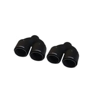 -universal- Egzoz Ucu Universal &Ccedil;iftli 89mm Siyah Akrapovic Z_AKRP02 Wender
