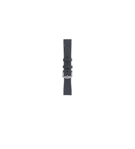 Fro LW38-43 20 mm Hakiki Deri Düz Gri Kordon Silver Toka