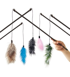 Karlıe Tüylü Kedi Oltası 60Cm