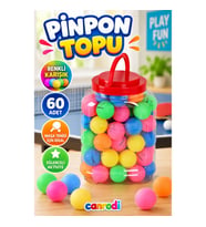 MRB-417 PİNPON TOPU RENKLİ KARIŞIK 60X24