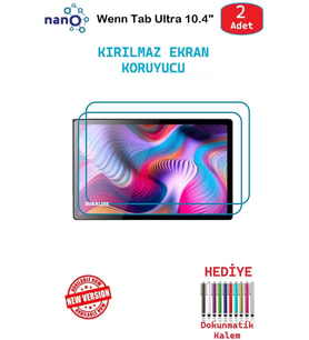 Wenn Tab Ultra 10.4" İçin Nano Ekran Koruyucu 9h Esnek 2 ADET