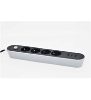 Akım Koruyuculu 3USB Port Hızlı Şarjlı 3Lü Priz