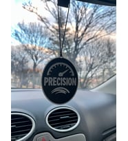 Dikiz Aynası Süsü – Precision! - Hassasiyet! - Çift Yönlü 3D Baskı, Plastik, Cam Çizmez