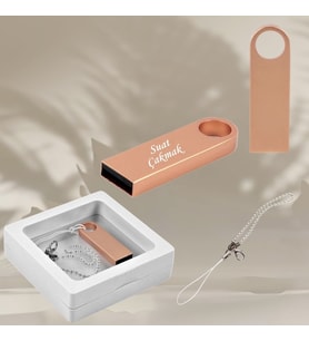 KİŞİYE ÖZEL 16 GB KAHVERENGİ FLAŞ BELLEK
