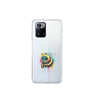 Poco X3 GT ile uyumlu Splash arı tasarımlı şeffaf silikon kılıf